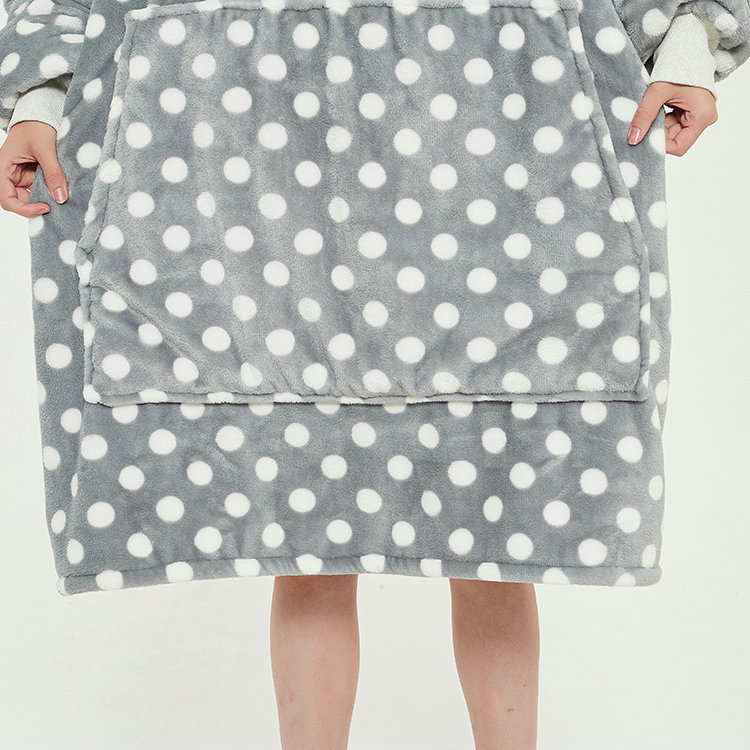 Bulk Cozy Oversized Sherpa Fleece Sweatshirt Hoodie Blankets Factories Buy hoodie blanket