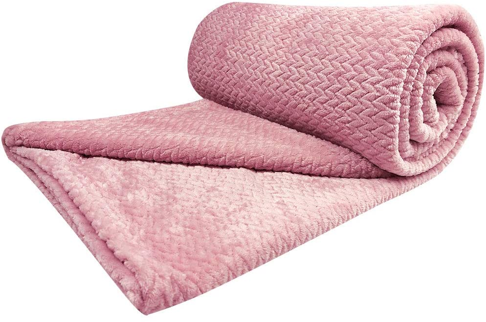 Luxury Lightweight Microfiber Chevron Flannel Throw King Size For