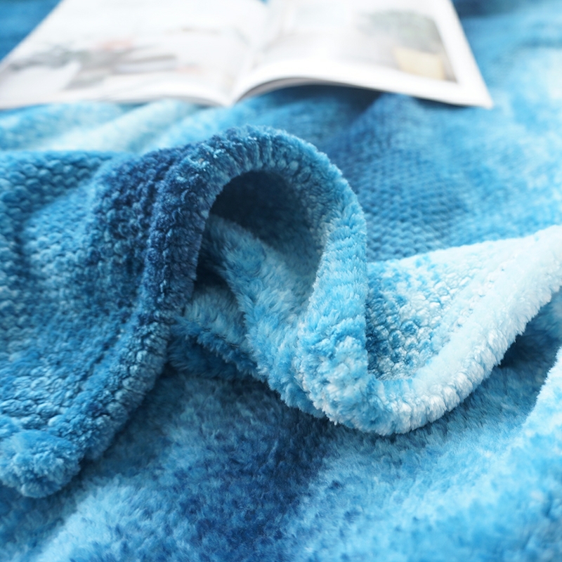 Factory Custom Waffle Flannel Throw Coral Polar Fleece Blanket Cheap