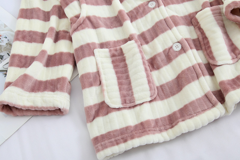 Christmas Maternity Nursing Pajamas Set Plus Size Fleece Night Bathing ...